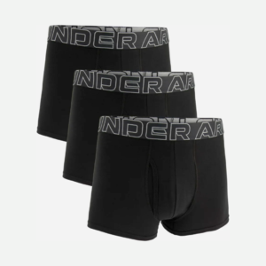 Under Armour Boxer Pack 3 Blk Mn