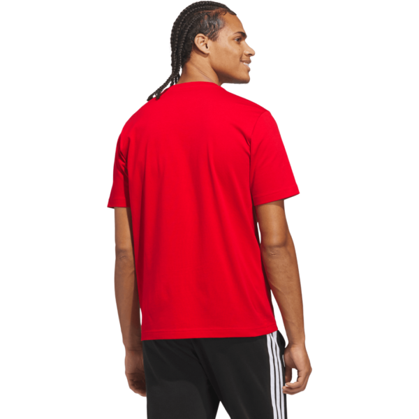 ADIDAS20072663 Adidas Tshirt Bassic Red Mn