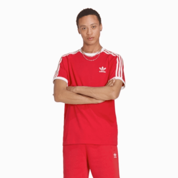 ADIDAS21122539 Adidas Tshirt Bassic Red Mn