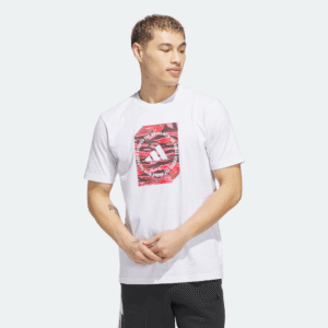 Adidas Tshirt Graphic Tee Whi Mn