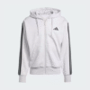 Adidas Jacket Stripes Fleece Gry Mn