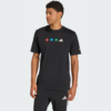 ADIDAS29062680 Adidas Tshirt Classic World Cup 26 Blk Mn