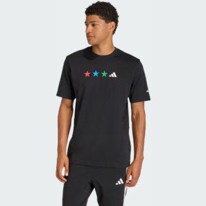 ADIDAS29062680 Adidas Tshirt Classic World Cup 26 Blk Mn