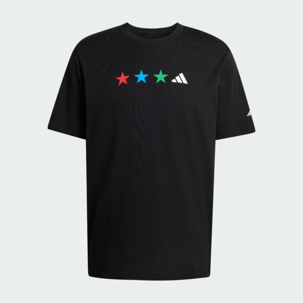 ADIDAS29062682 Adidas Tshirt Classic World Cup 26 Blk Mn