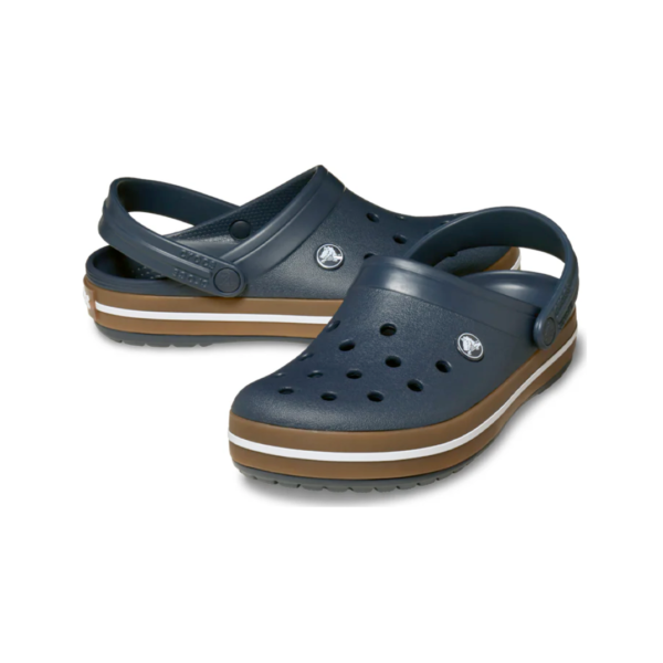 Crocs Classic Gum Clog in Navy