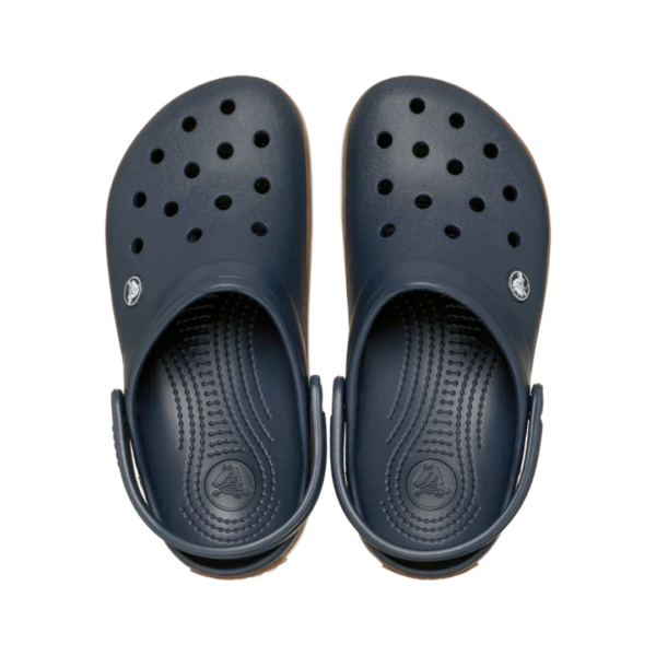 Crocs Classic Gum Clog in Navy