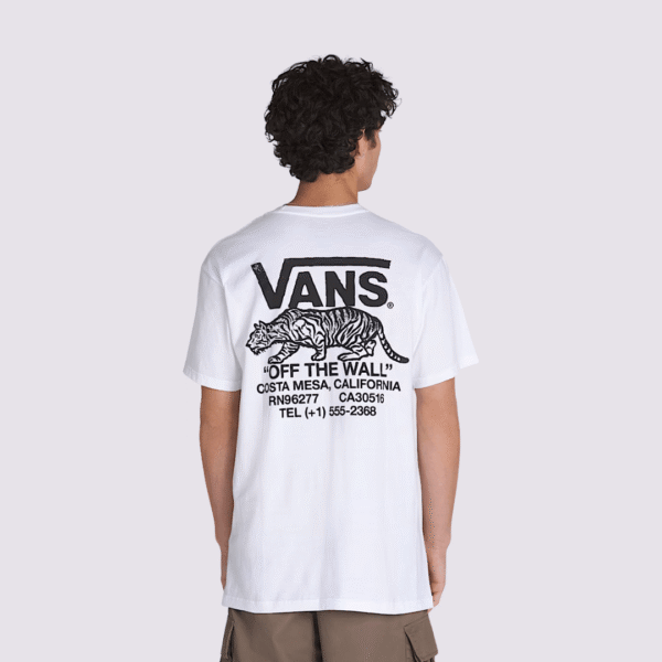 Vans Tshirt Jaguar Classic Whi Mn