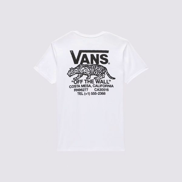 Vans Tshirt Jaguar Classic Whi Mn