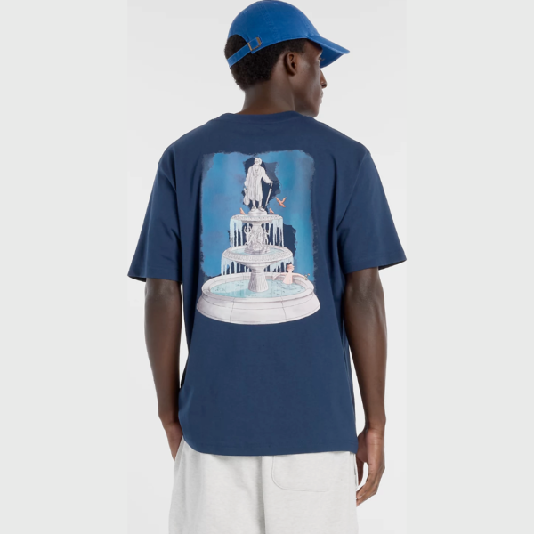 New Balance Tshirt Classic Blu Mn