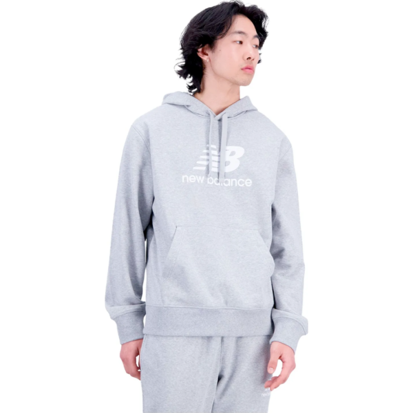 NB1805202619 New Balance Hoodie Gry Mn