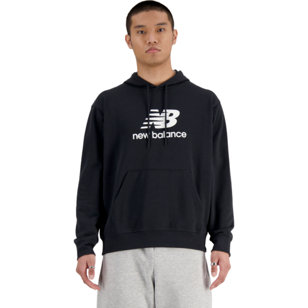 NB1805202622 New Balance Hoodie Blk Mn