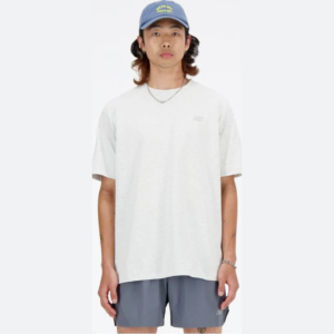 New Balance Tshirt Athletics Cotton Gry Mn