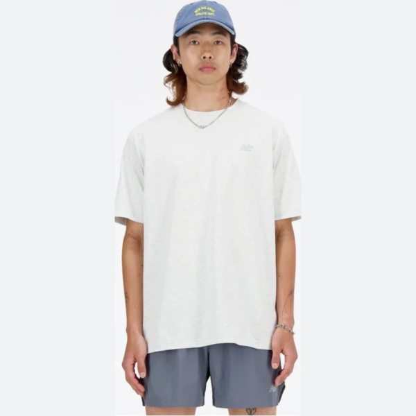 NB180520267 New Balance Tshirt Athletics Cotton Gry Mn