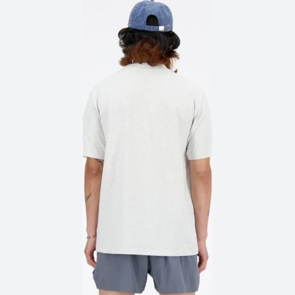 NB180520268 New Balance Tshirt Athletics Cotton Gry Mn
