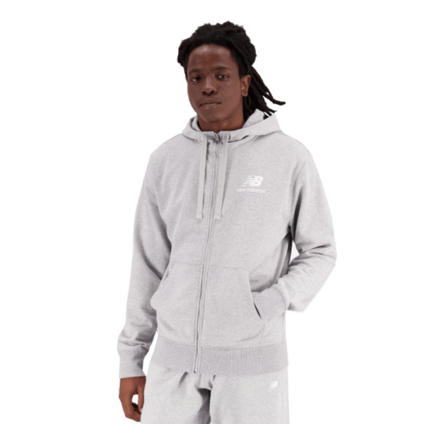 New Balance Jacket Fleece Gry Mn