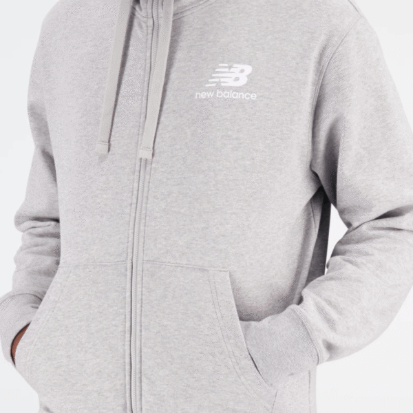 New Balance Jacket Fleece Gry Mn