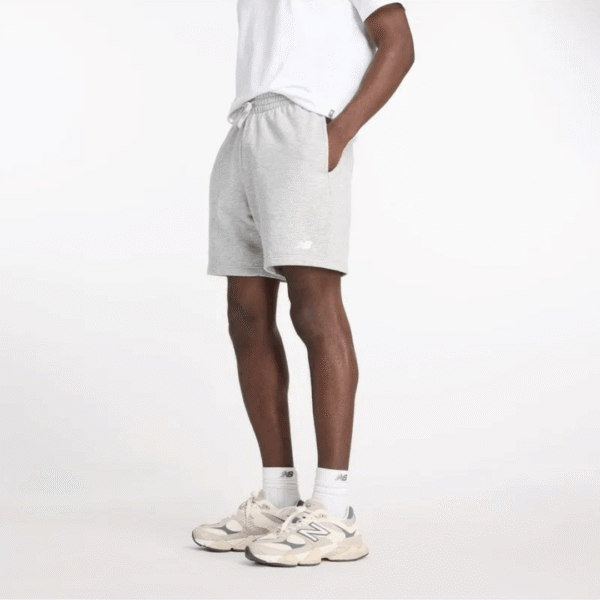 New Balance Essentials French Terryshort7 Gry Mn