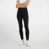 New Balance Leggings Cotton High Rise Blk Wm