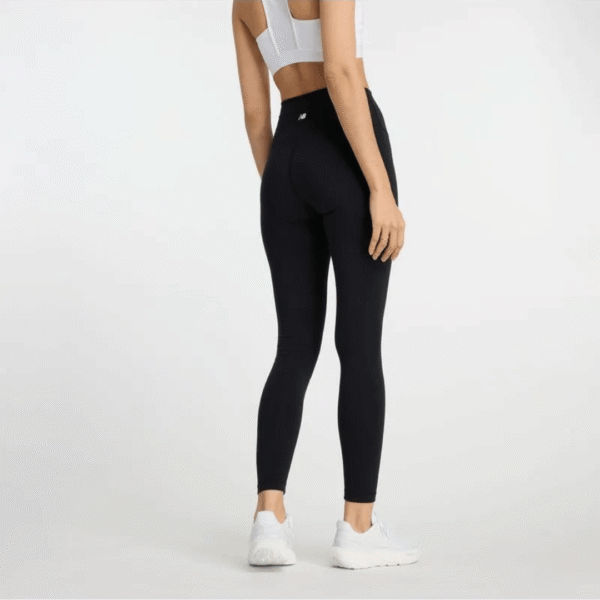 New Balance Leggings Cotton High Rise Blk Wm
