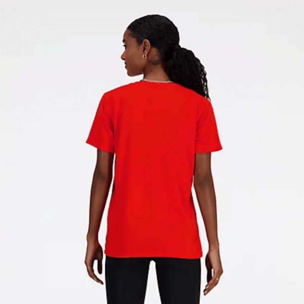 New Balance Tshirt Run Red Wm