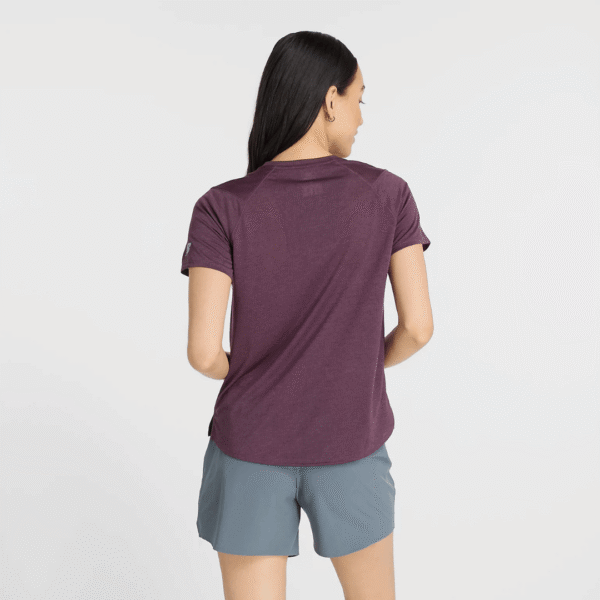 New Balance Tshirt Run Pur Wm