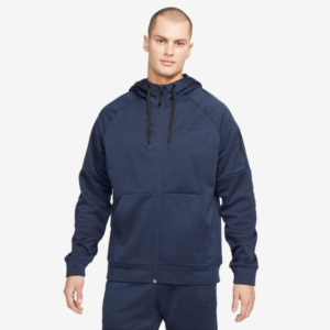 Nike Therma Hoodie Blu Mn