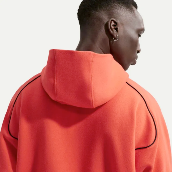 Nike Hoodie Air Fleece Red Mn