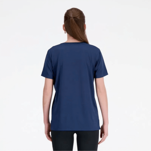 New Balance Tshirt Sport Essentials Blu Wm