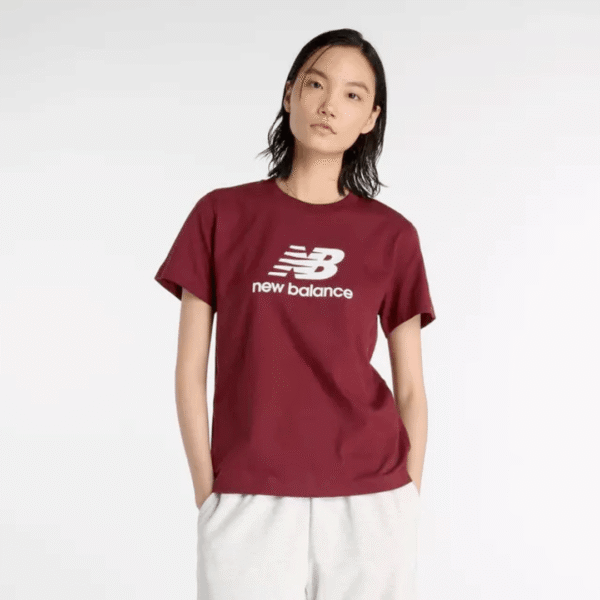 New Balance Tshirt Essentials Red Wm