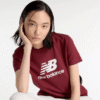 New Balance Tshirt Essentials Red Wm