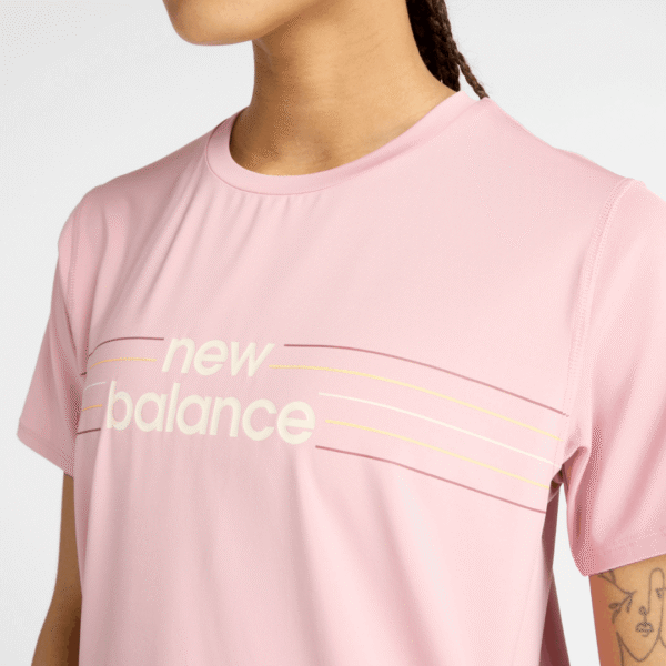 New Balance Tshirt Df Pin Wm