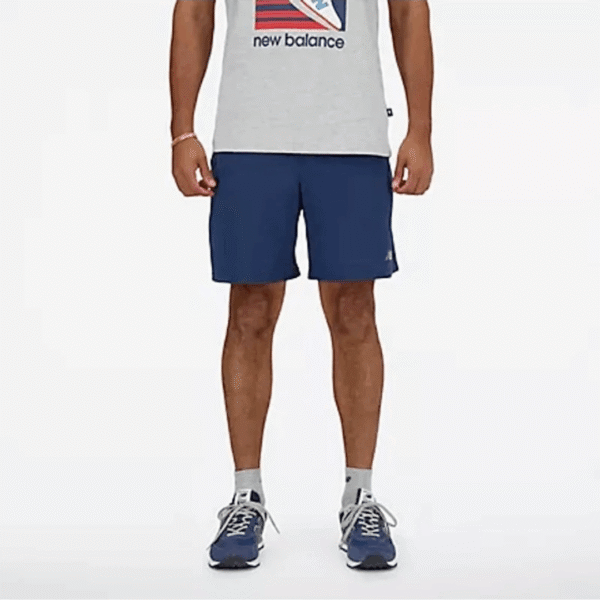 New Balance Short Classic Blu Mn