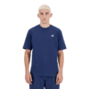 New Balance Tshirt Bassic Blu Mn
