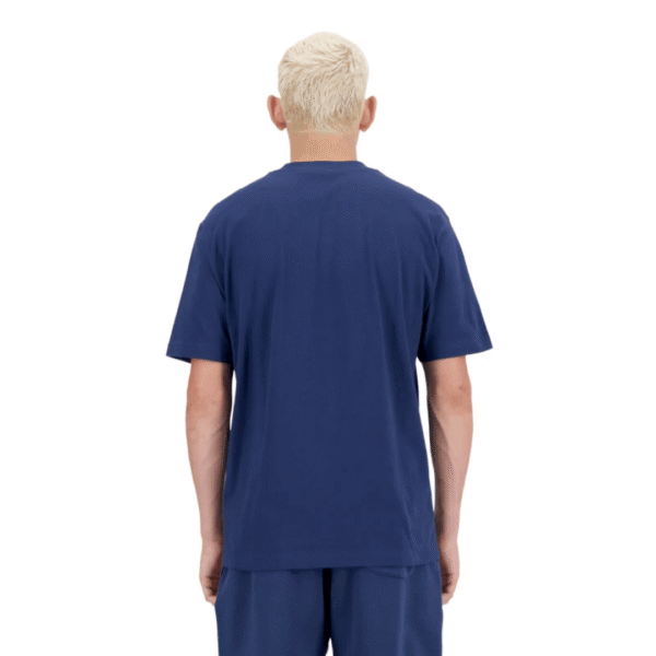 New Balance Tshirt Bassic Blu Mn