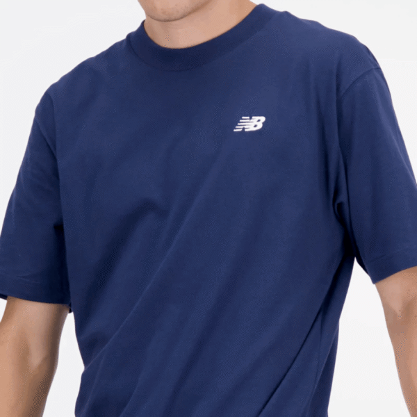 New Balance Tshirt Bassic Blu Mn