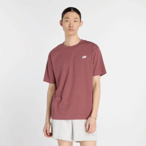 New Balance Tshirt Bassic Red Mn
