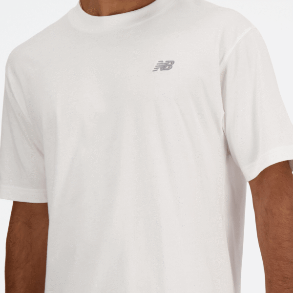 New Balance Tshirt Bassic Whi Mn