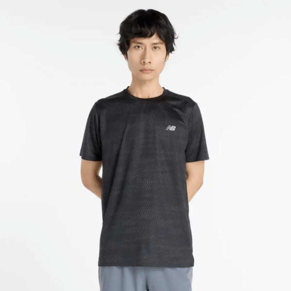 New Balance Tshirt Bassic Gry Mn