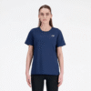 New Balance Tshirt Sport Essentials Blu Wm