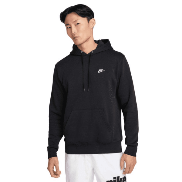 Nike Hoodie Bassic Blk Mn