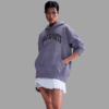 Nike Hoodie Phoenix Wash Pur Wm