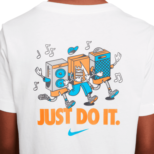 Nike Tshirt Just Do It Whi Kids