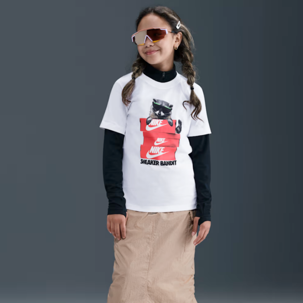Nike Tshirt Sportswear Whi Kids