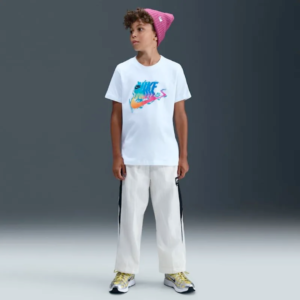 Nike Tshirt Bassic Whi Kids