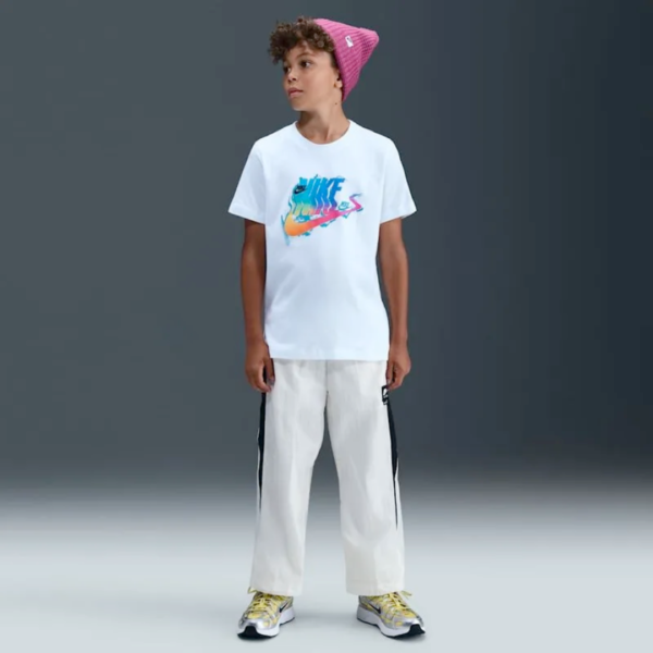 Nike Tshirt Bassic Whi Kids