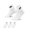 Nike Socks 3 pack Whi Mn