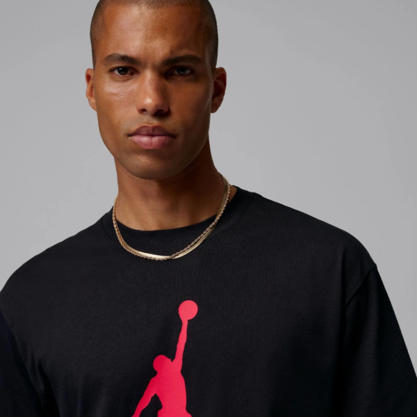 NIKE070926136 Nike Tshirt Jordan Brooklyn Blk Mn
