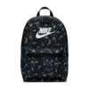 NIKE07092656 Nike BackPack Heritage Blk Mn