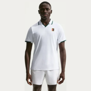 NIKE07092669 Nike Tshirt Polo Court Slam Whi Mn