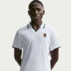 NIKE07092671 Nike Tshirt Polo Court Slam Whi Mn